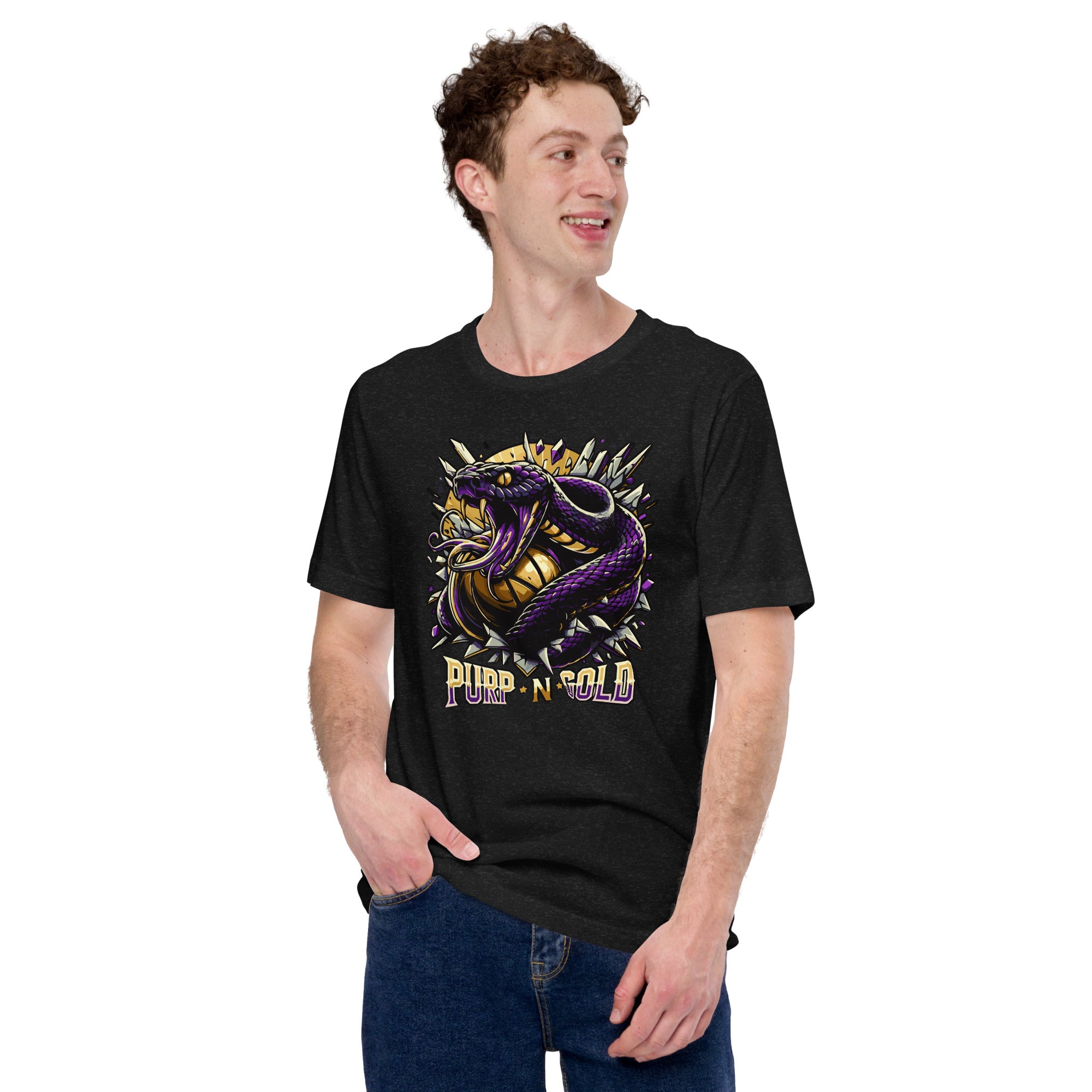 Breakout Tee – PurpNGold